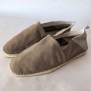 Tan Onia Zach Colorblock Espadrille Slip On Slide Loafers